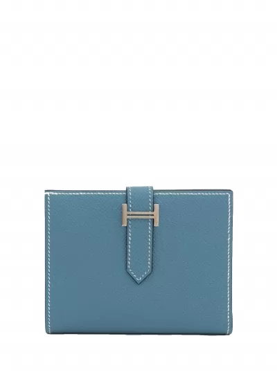 Кошелек Hermes Bearn Compact Wallet Small Blue