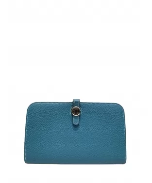 Кошелек Hermes Dogon Small Blue